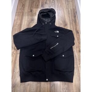 The North Face Highrail Fleece Jacket Mens XLarge XL Black Heavy Full Zip Up